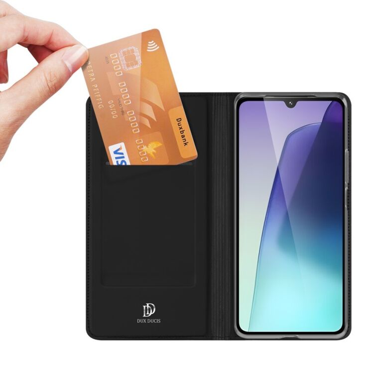 Чехол-книжка DUX DUCIS Skin Pro для Xiaomi Redmi 14C / Redmi A4 5G / Poco C75 - Blue: фото 7 из 10
