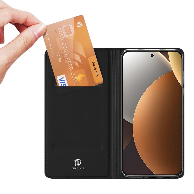 Чохол-книжка DUX DUCIS Skin Pro для Xiaomi Redmi Note 15 Pro 5G - Black: фото 5 з 10