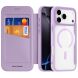 Чохол-книжка DUX DUCIS Skin X Pro Magnetic для Apple iPhone 17 Pro Max - Purple / Pink (387409VP). Фото 2 з 12