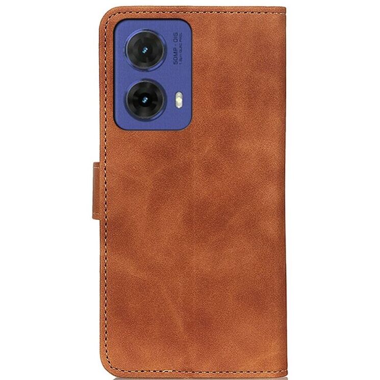 Чехол-книжка KHAZNEH Retro Wallet для Motorola Moto G85 - Brown: фото 5 из 9