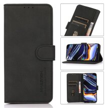Чехол-книжка KHAZNEH Retro Wallet для Samsung Galaxy M32 (M325) - Black: фото 1 из 10