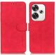 Чехол-книжка KHAZNEH Retro Wallet для Xiaomi Poco F6 - Red (355029R). Фото 1 из 9