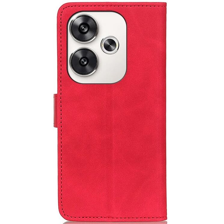 Чехол-книжка KHAZNEH Retro Wallet для Xiaomi Poco F6 - Red: фото 5 из 9