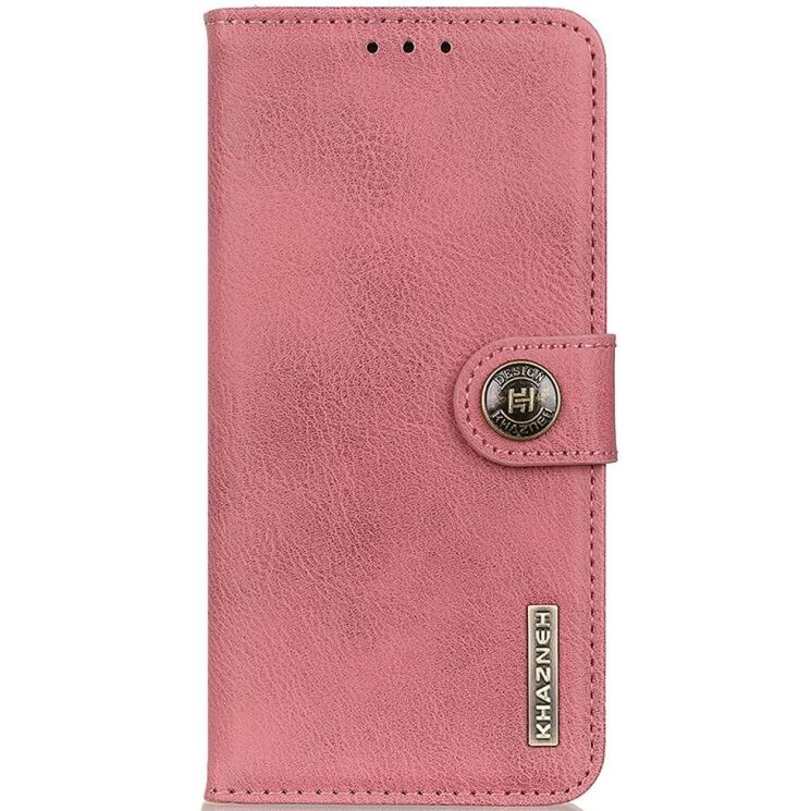 Чехол-книжка с застежкой KHAZNEH Wallet Cover для Motorola Moto G200 - Pink: фото 2 из 8