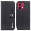 Чохол-книжка KHAZNEH Wallet Cover для Motorola Moto G84 - Black (339124B)