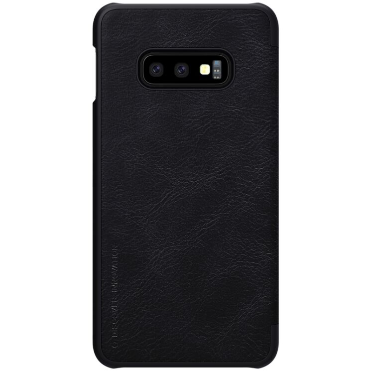 Чехол-книжка NILLKIN Qin Series для Samsung Galaxy S10e - Black: фото 2 из 14