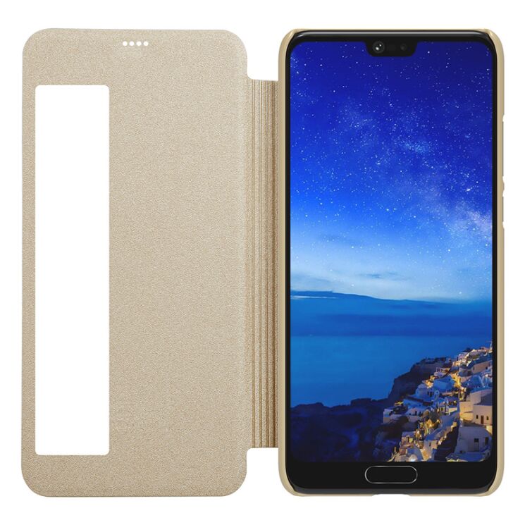Чехол-книжка NILLKIN Sparkle Series для Huawei P20 Pro - Gold: фото 6 из 13