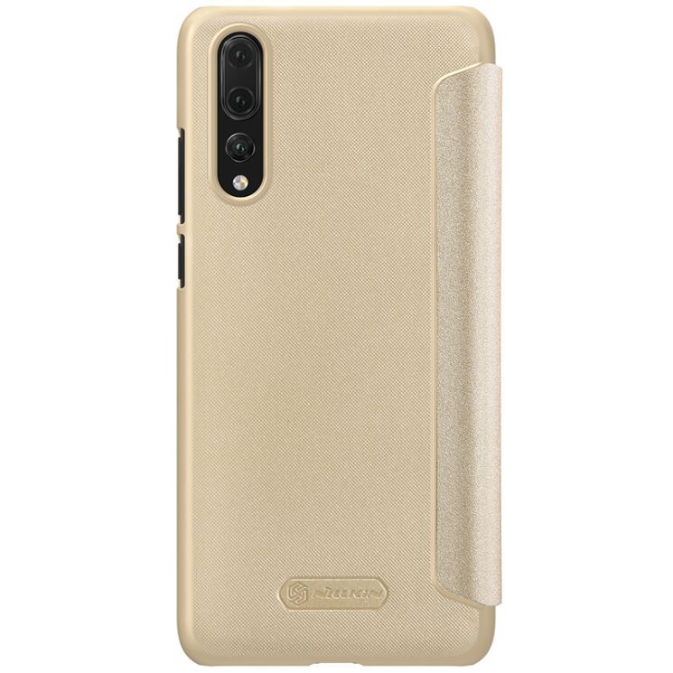 Чехол-книжка NILLKIN Sparkle Series для Huawei P20 Pro - Gold: фото 3 из 13