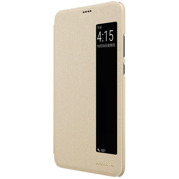 Чехол-книжка NILLKIN Sparkle Series для Huawei P20 Pro - Gold: фото 4 из 13