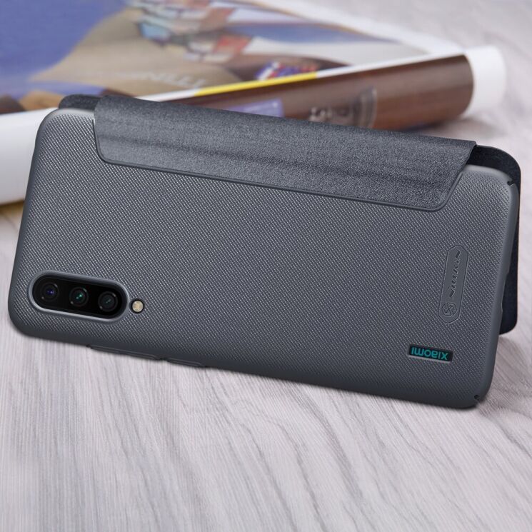 Чохол-книжка NILLKIN Sparkle Series для Xiaomi Mi 9 Lite / Mi CC9 - Gray: фото 4 з 16