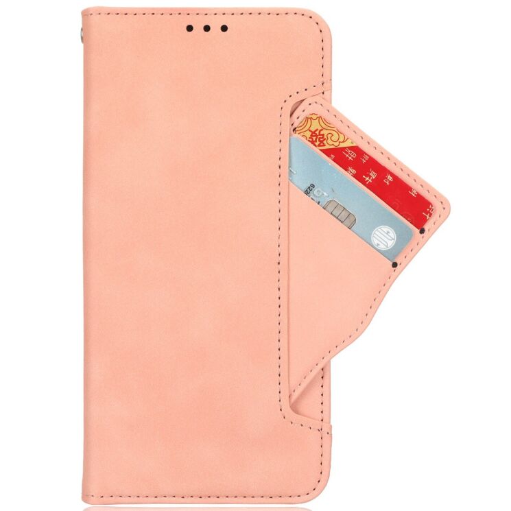 Чехол-книжка с карманами Deexe Wallet Stand для OPPO Reno 16 F/FS - Pink (413401P) Чехол-книжка с карманами Deexe Wallet Stand для OPPO Reno 16 F/FS - Pink: фото 2 из 15