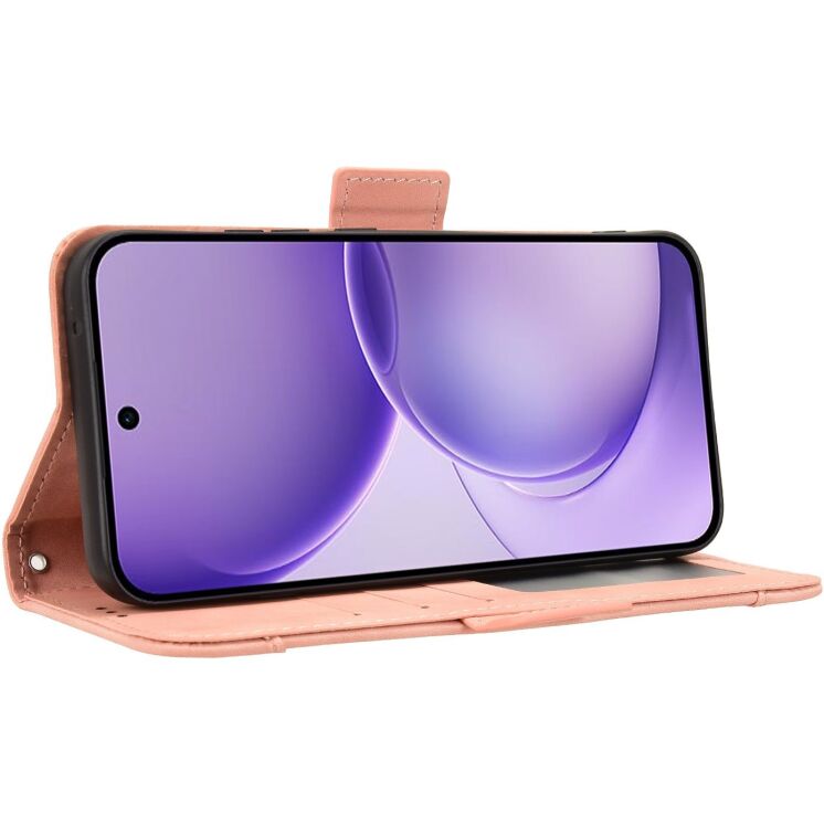 Чехол-книжка с карманами Deexe Wallet Stand для OPPO Reno 16 F/FS - Pink (413401P) Чехол-книжка с карманами Deexe Wallet Stand для OPPO Reno 16 F/FS - Pink: фото 5 из 15