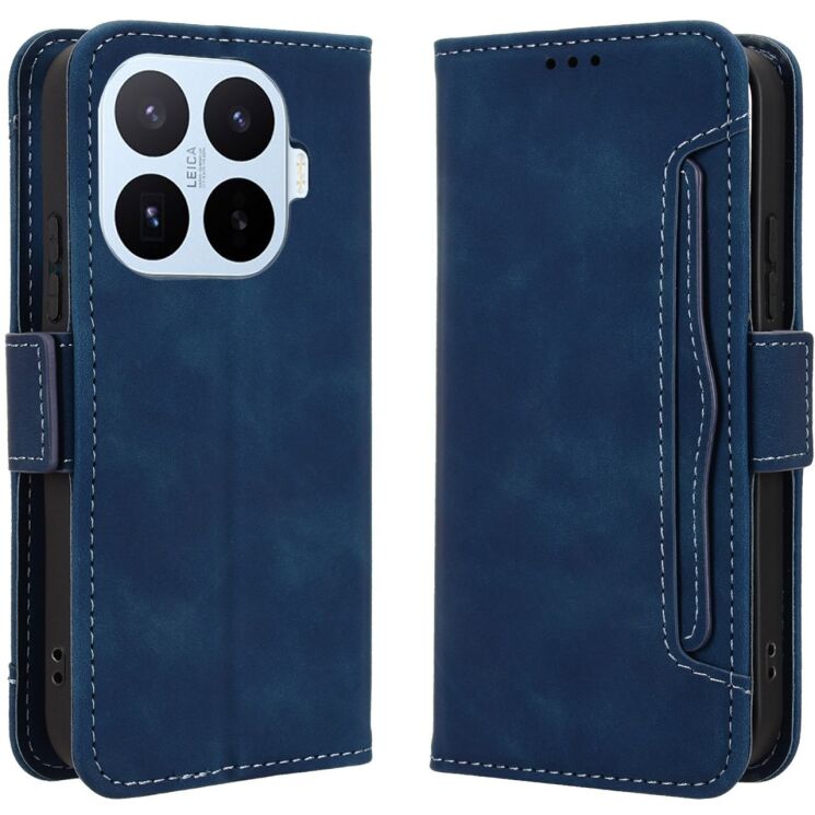 Чехол-книжка с карманами Deexe Wallet Stand для Xiaomi 17T - Blue (408808L) Чехол-книжка с карманами Deexe Wallet Stand для Xiaomi 17T - Blue: фото 1 из 15