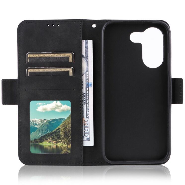 Чехол-книжка с карманами Deexe Wallet Stand для Xiaomi Poco X8 Pro - Black: фото 4 из 17