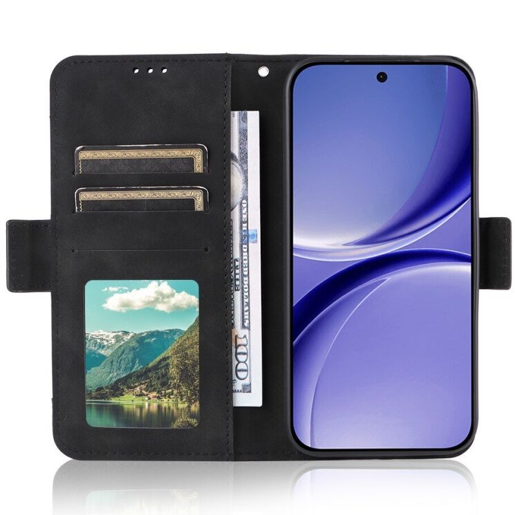 Чехол-книжка с карманами Deexe Wallet Stand для Xiaomi Poco X8 Pro - Black: фото 5 из 17