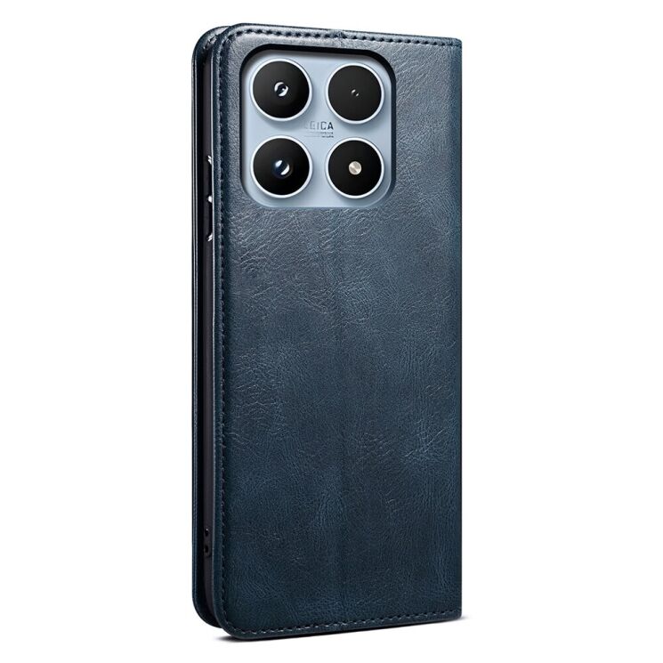 Чехол-книжка с карманами UniCase Leather Wallet для Xiaomi 17 - Blue: фото 6 из 8