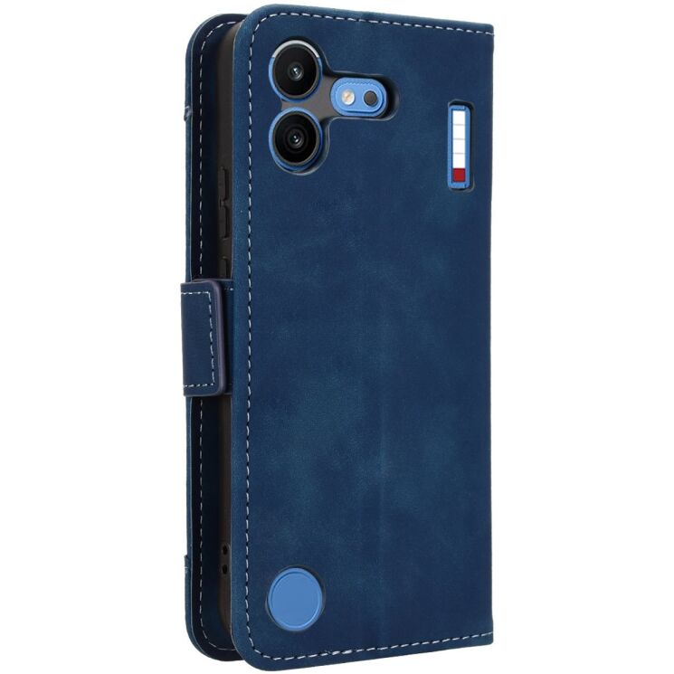 Чохол-книжка з кишеньками Deexe Wallet Stand для Nothing Phone (4b) - Blue: фото 7 з 15