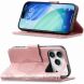 Чохол-книжка з малюнком UniCase Butterfly Pattern для iPhone 18 Pro Max / 17 Pro Max - Rose Gold (423827RG). Фото 3 з 9