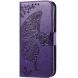 Чехол-книжка с рисунком UniCase Butterfly Pattern для Motorola Moto G86 Power - Dark Purple (385134DV). Фото 5 из 8