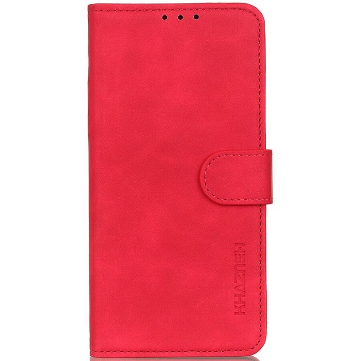 Чехол-книжка с застежкой KHAZNEH Retro Wallet для Samsung Galaxy S26 Ultra (S948) - Red: фото 4 из 8