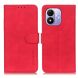 Чехол-книжка с застежкой KHAZNEH Retro Wallet для Xiaomi Redmi Note 17 - Red (430002R). Фото 1 из 8