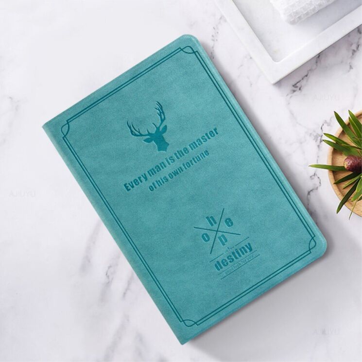 Чехол-книжка UniCase Deer Pattern для Samsung Galaxy Tab S9 FE (X510/516) / Tab S10 FE (X520/526) - Green: фото 3 из 11