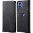 Чохол-книжка UniCase Jeans Wallet для Motorola Moto G24 / G04 / G04s / E14 - Black (347840B)