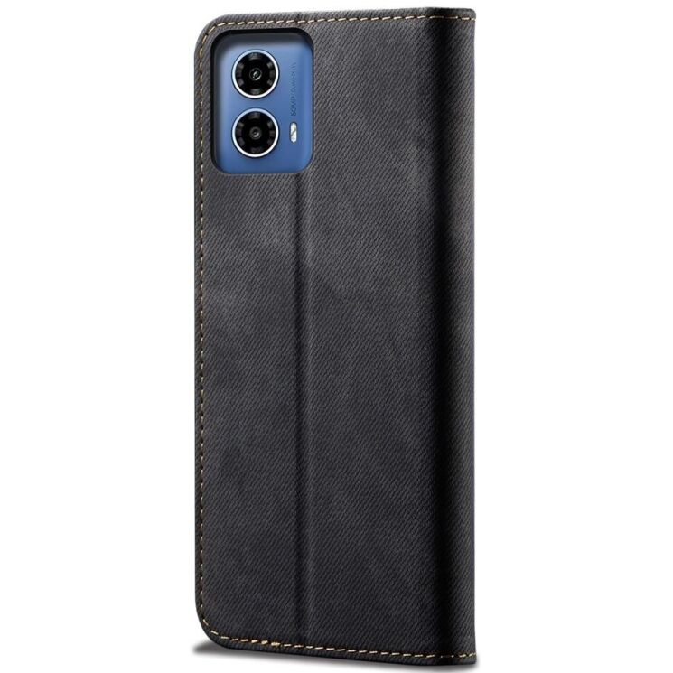 Чохол-книжка UniCase Jeans Wallet для Motorola Moto G85 - Black: фото 6 з 6