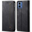 Чохол-книжка UniCase Jeans Wallet для Motorola Moto G85 - Black (357004B)