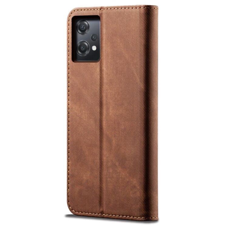 Чехол-книжка с кармашками UniCase Jeans Wallet для OnePlus Nord CE 2 Lite - Coffee: фото 3 из 9