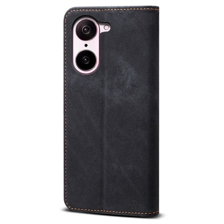 Чехол-книжка UniCase Jeans Wallet для OnePlus Nord CE 5 / Ace 5 Racing - Black: фото 6 из 6