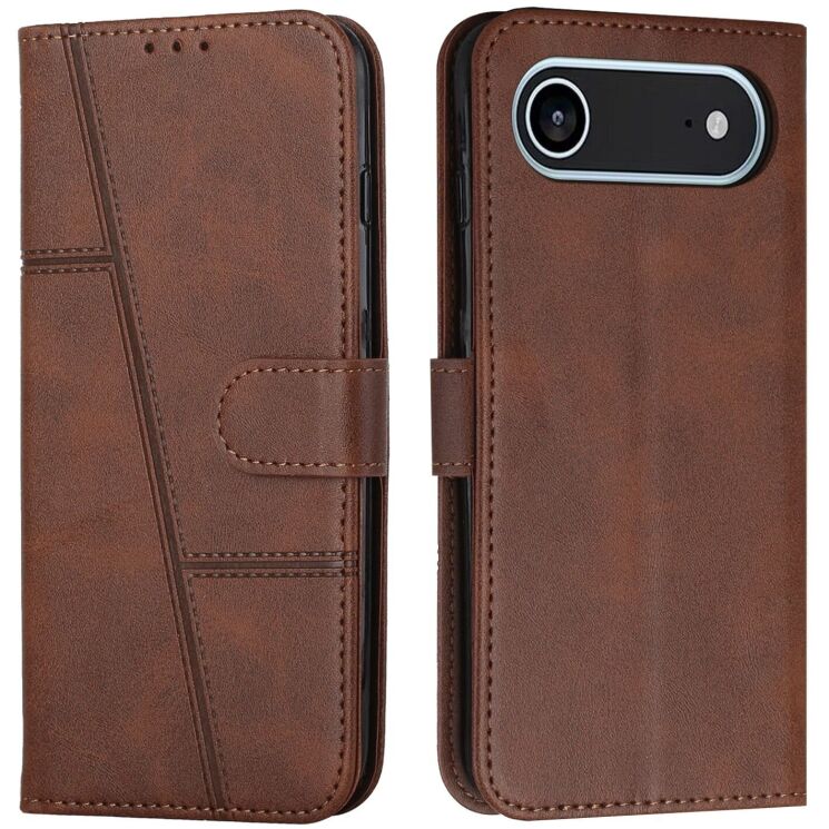 Чохол-книжка UniCase Jet Cover для Apple iPhone 17 Air - Brown: фото 1 з 11