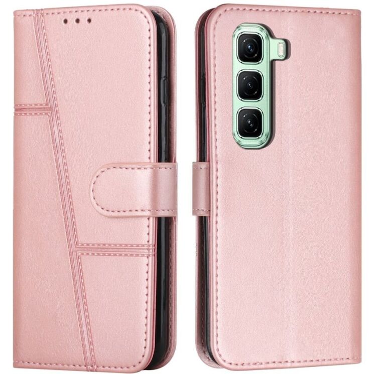 Чехол-книжка UniCase Jet Cover для Infinix Hot 50 Pro Plus - Rose Gold: фото 1 из 10