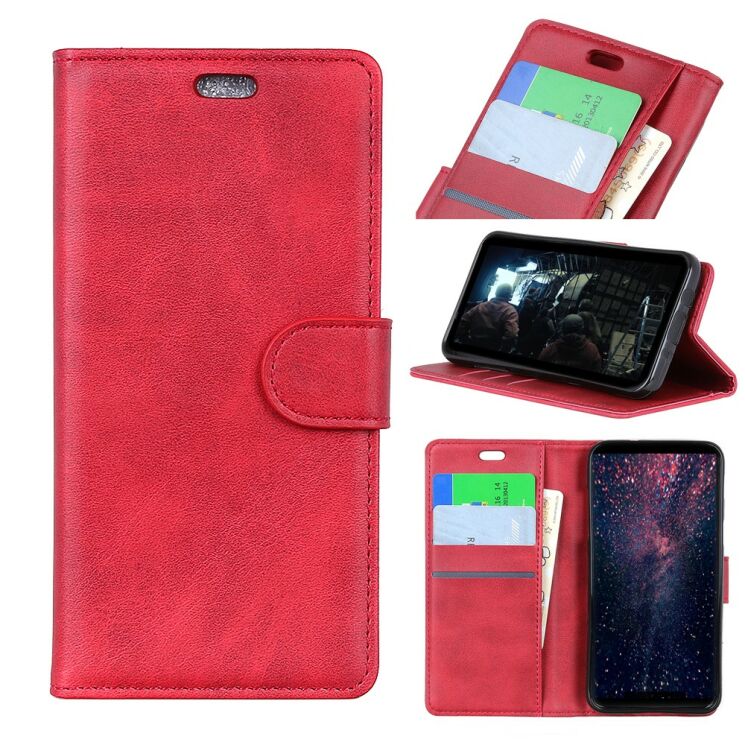 Чехол-книжка UniCase Vintage Wallet для Samsung Galaxy J2 Core (J260) - Red: фото 1 из 10