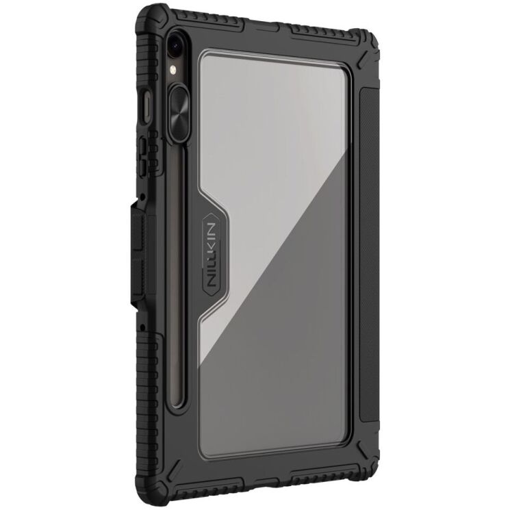 Чохол NILLKIN Bumper Leather Case Pro для Samsung Galaxy Tab S9 / S9 FE / S10 FE (X710/716/510/516/520/526) - Black: фото 5 з 16