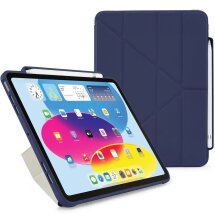 Чехол Pipetto Origami No3 Pencil Case для Apple iPad 10.9 (2022) / iPad 11 (2025) P053-113-V - Dark Blue: фото 1 из 9