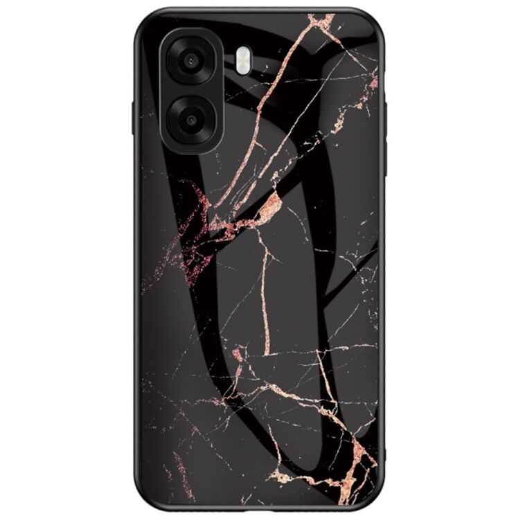 Чехол с рисунком Deexe Gradient Pattern для OPPO A6x - Gold / Black: фото 1 из 8