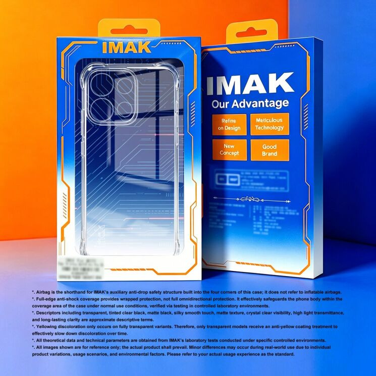 Чехол с усиленными углами IMAK Airbag MAX Case для OPPO Reno 16 / 16 Pro - Transparent (413206T) Чехол с усиленными углами IMAK Airbag MAX Case для OPPO Reno 16 / 16 Pro - Transparent: фото 10 из 10
