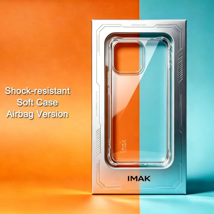 Чехол с усиленными углами IMAK Airbag MAX Case для OPPO Reno 16 / 16 Pro - Transparent (413206T) Чехол с усиленными углами IMAK Airbag MAX Case для OPPO Reno 16 / 16 Pro - Transparent: фото 3 из 10