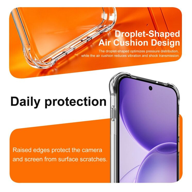 Чехол с усиленными углами IMAK Airbag MAX Case для OPPO Reno 16 / 16 Pro - Transparent (413206T) Чехол с усиленными углами IMAK Airbag MAX Case для OPPO Reno 16 / 16 Pro - Transparent: фото 7 из 10