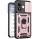 Чохол із захистом камери Deexe Armor Shield для Xiaomi Redmi Note 17 Pro - Rose Gold (429526RG). Фото 1 з 9