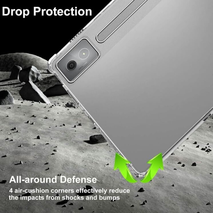 Чехол UniCase Airbag Max для Lenovo Idea Tab Pro - Transparent: фото 6 из 8