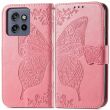 Чехол UniCase Butterfly Pattern для Motorola Edge 50 Neo - Pink (367126P)
