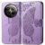 Чехол UniCase Butterfly Pattern для Realme 12 / 12 Plus - Light Purple: фото 1 из 8