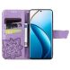 Чехол UniCase Butterfly Pattern для Realme 12 / 12 Plus - Light Purple (355507LV). Фото 2 из 8