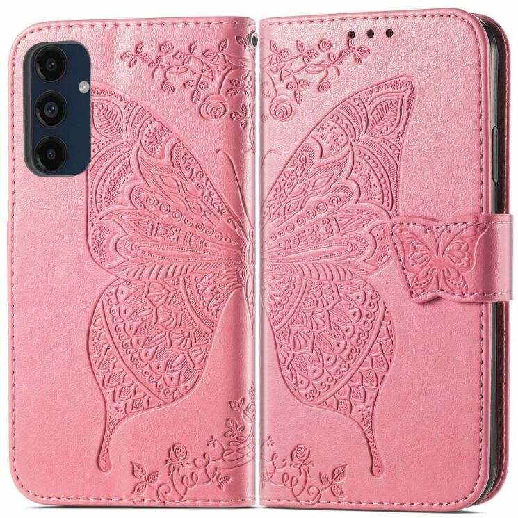 Чехол UniCase Butterfly Pattern для Samsung Galaxy S24 FE (S721) - Pink: фото 1 из 10