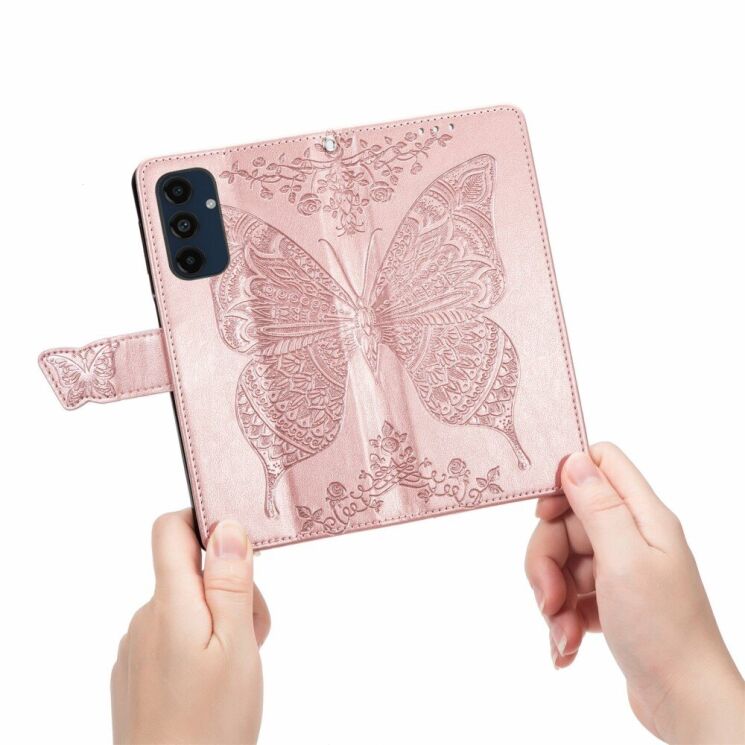 Чехол UniCase Butterfly Pattern для Samsung Galaxy S24 FE (S721) - Pink: фото 9 из 10