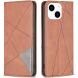Чехол UniCase Geometric Pattern для Apple iPhone 15 - Brown (371520Z). Фото 1 из 7