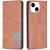 Чехол UniCase Geometric Pattern для Apple iPhone 15 - Brown: фото 1 из 7