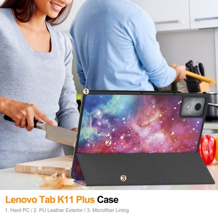 Чехол UniCase Life Style для Lenovo Tab K11 Plus - Graffiti: фото 10 из 10